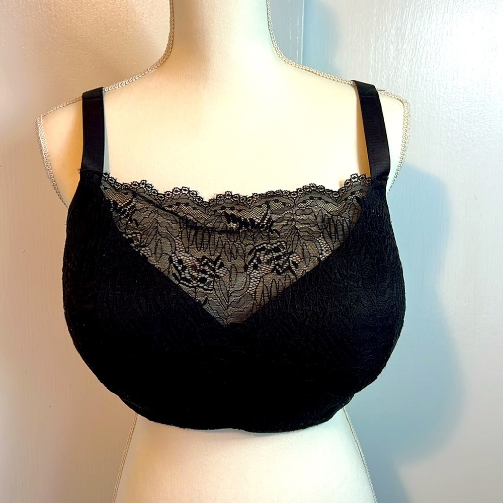 Bra, black, by Honey, sz 40DDD